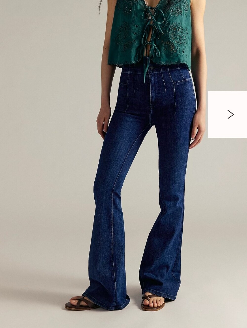 Free People We the Free Jayde High Rise Flare Leg Jean